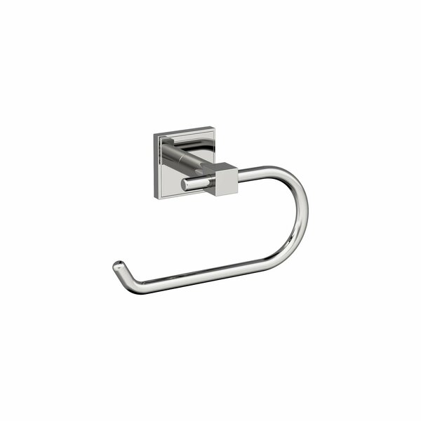 Amerock Appoint Chrome Traditional Single Post Toilet Paper Holder BH3607126